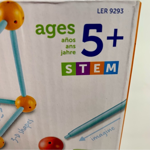 NEW IN BOX. Learning Resources Stem Explorers Geomakers 3D shaped kit for kids - Picture 3 of 13